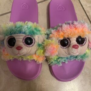 Ty slide sandals size 4-6 kids NWT